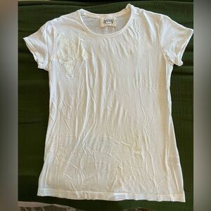 Nation Ltd White star tee XS